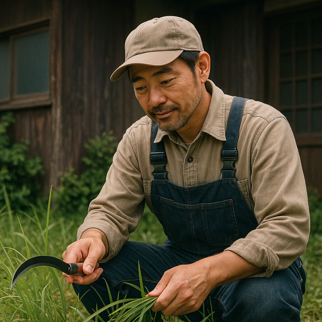 行橋市での何でも屋の草むしり作業写真